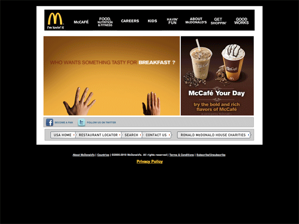 McDonalds.com 2010