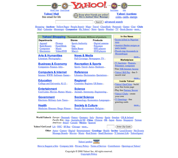 Yahoo.com 2000