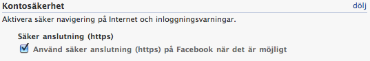 Https på Facebook